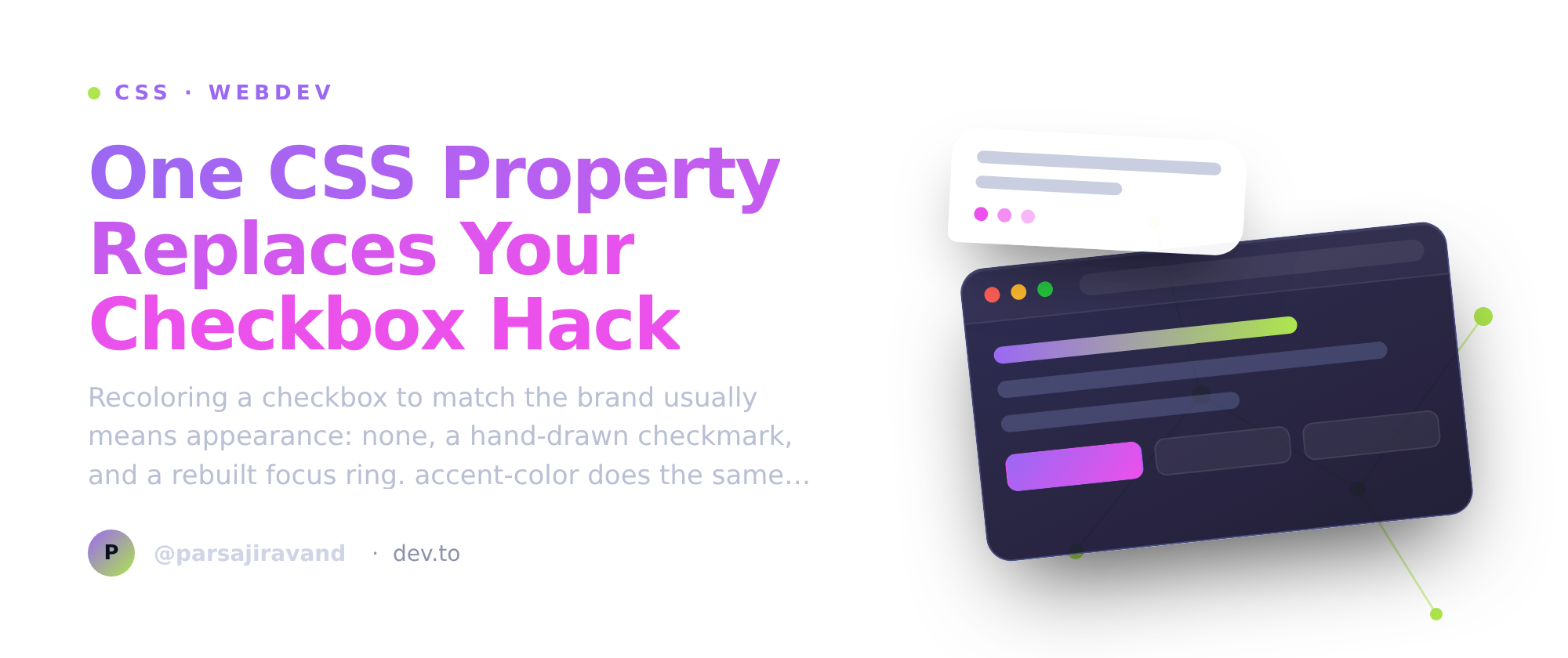 One CSS Property Replaces Your Checkbox Hack