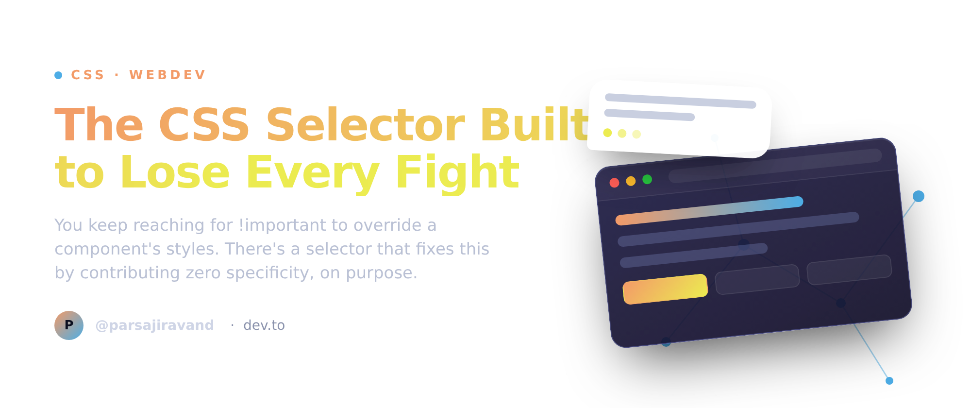 The CSS Selector Built to Lose Every Fight