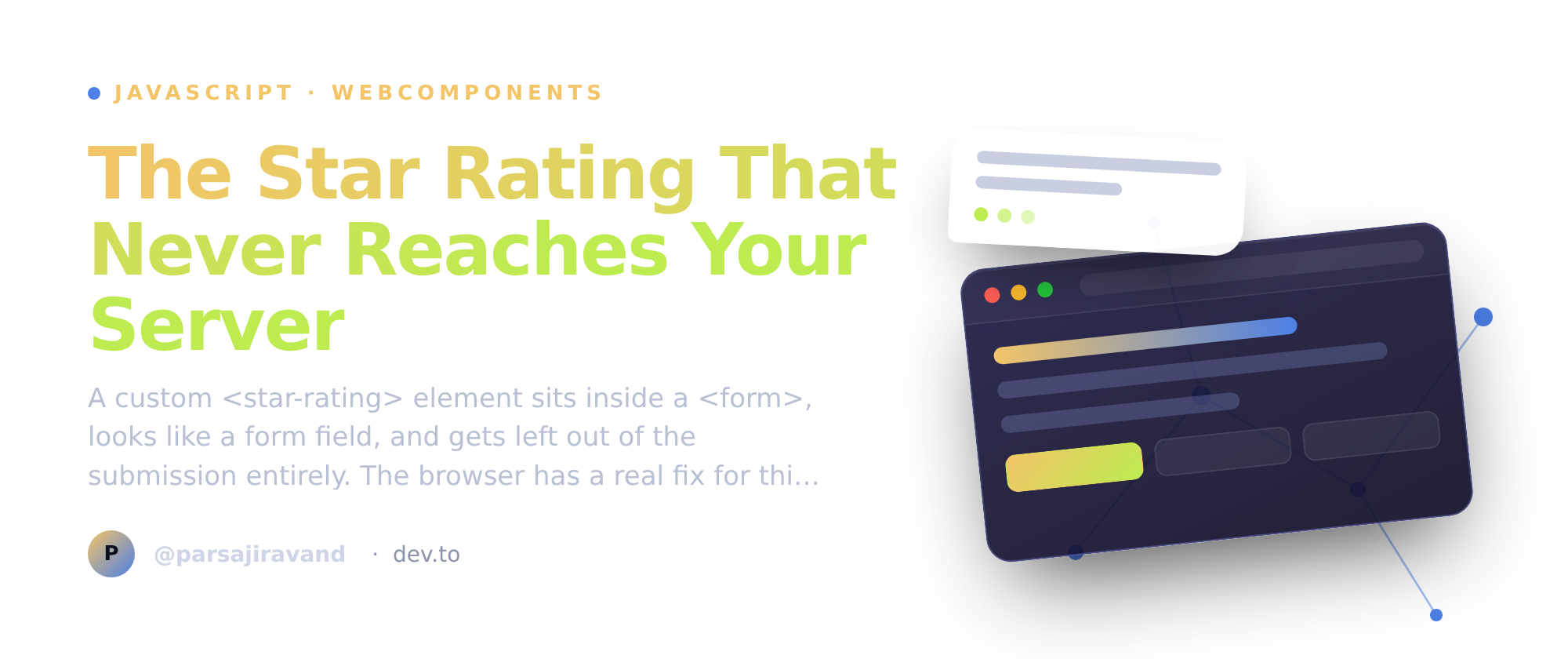 The Star Rating That Never Reaches Your Server