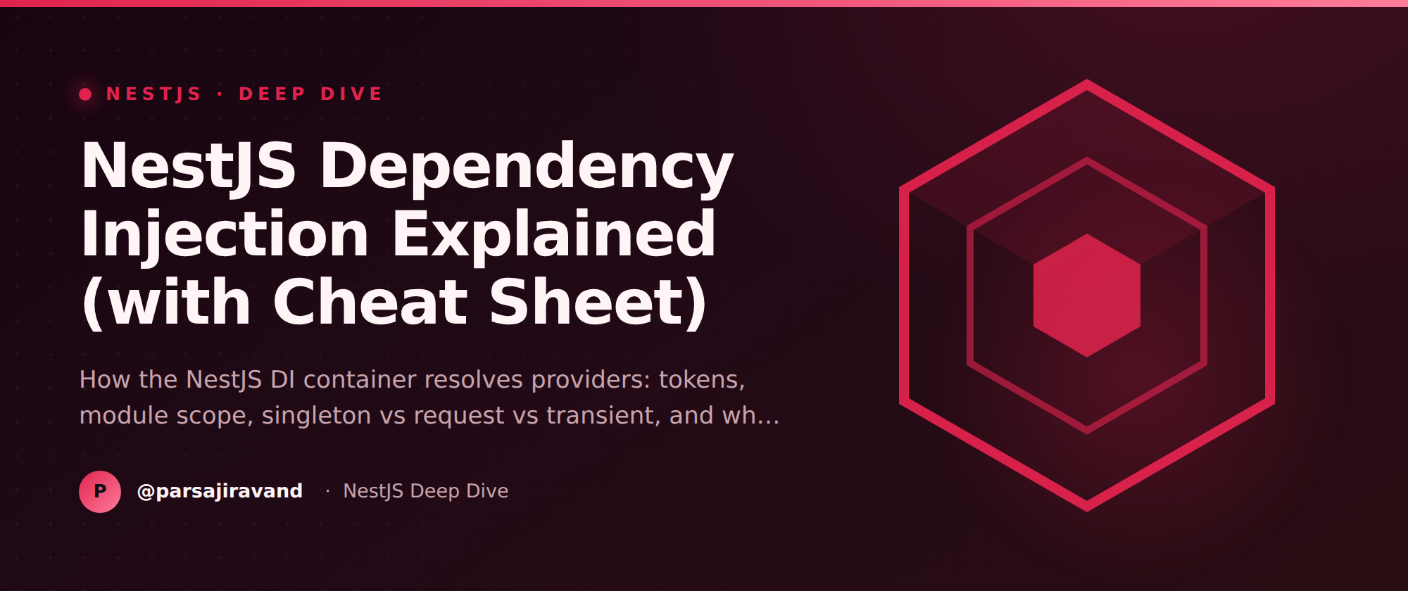 NestJS Dependency Injection Explained (with Cheat Sheet)