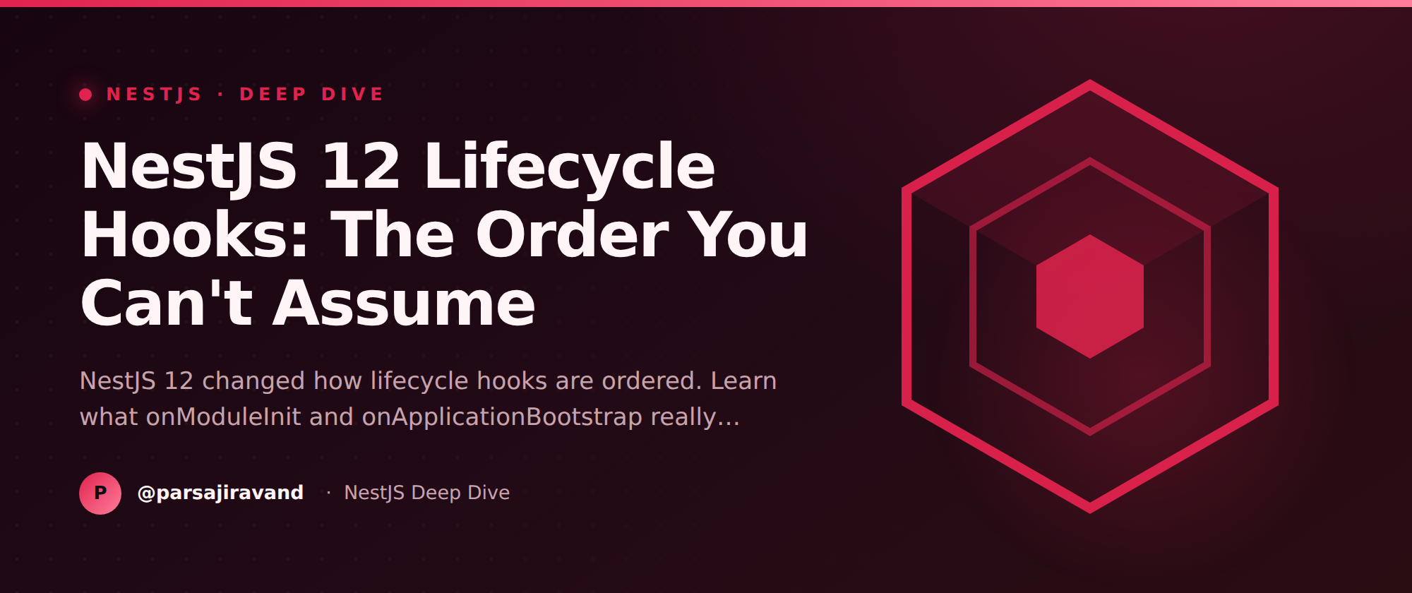 NestJS 12 Lifecycle Hooks: The Order You Can't Assume