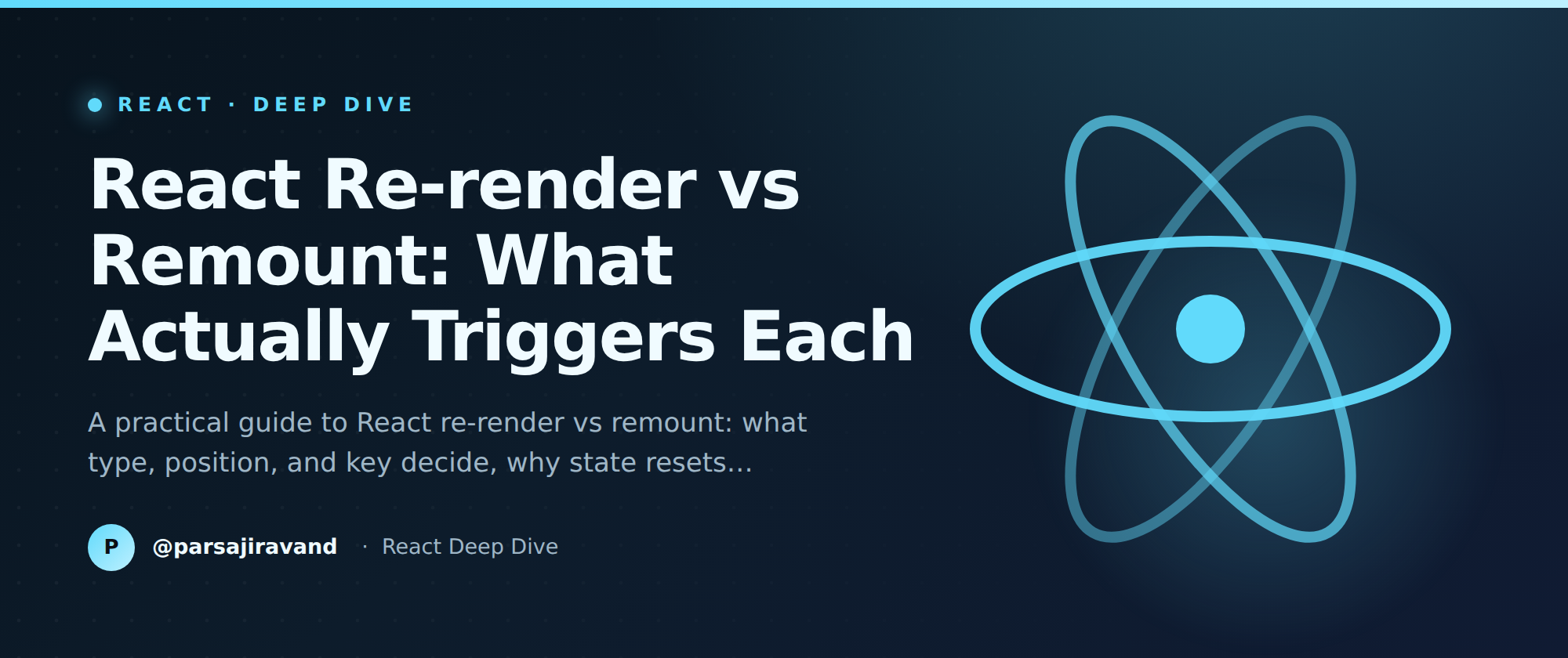 React Re-render vs Remount: What Actually Triggers Each