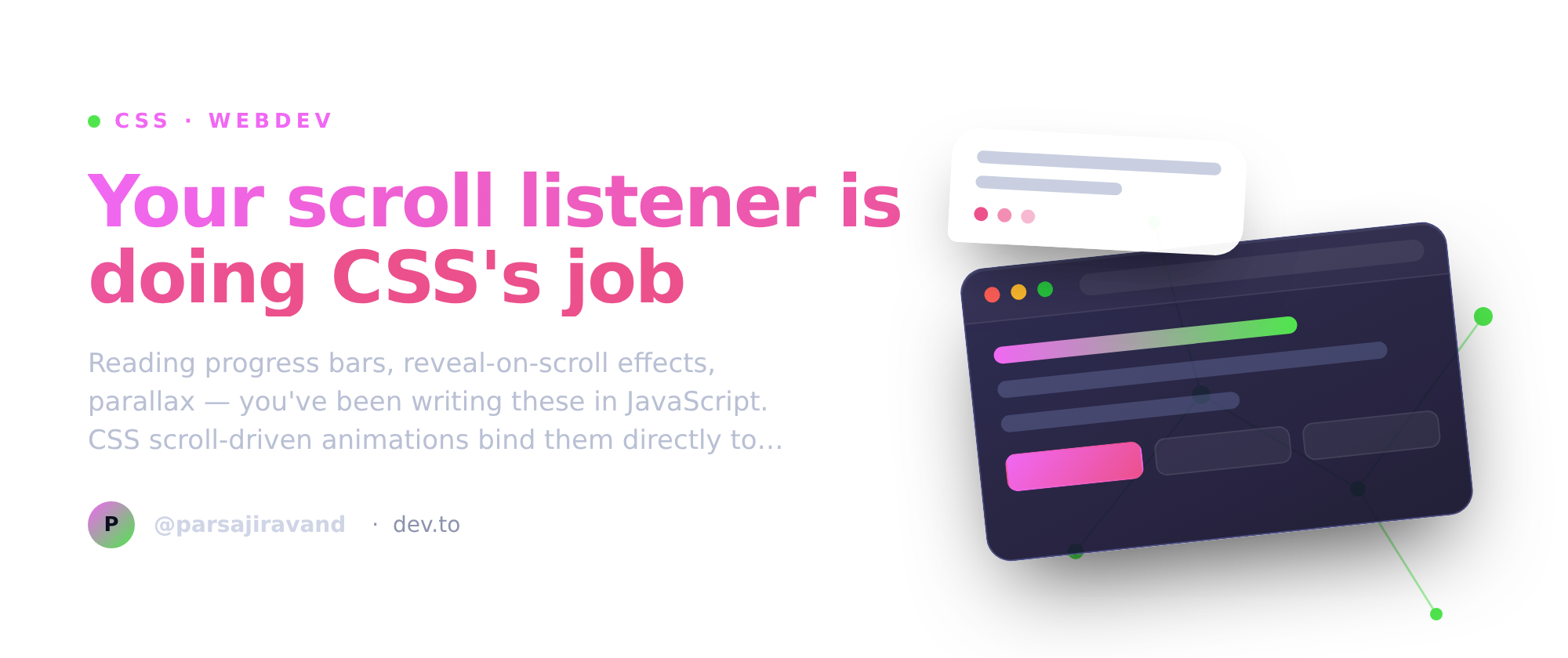 CSS scroll-driven animations