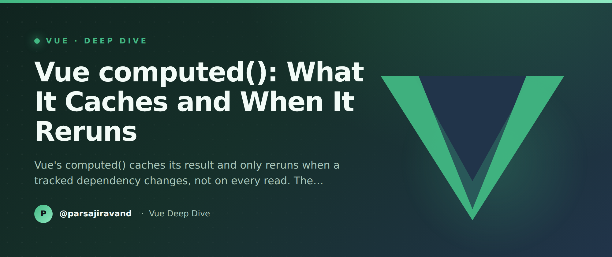 Vue computed(): What It Caches and When It Reruns