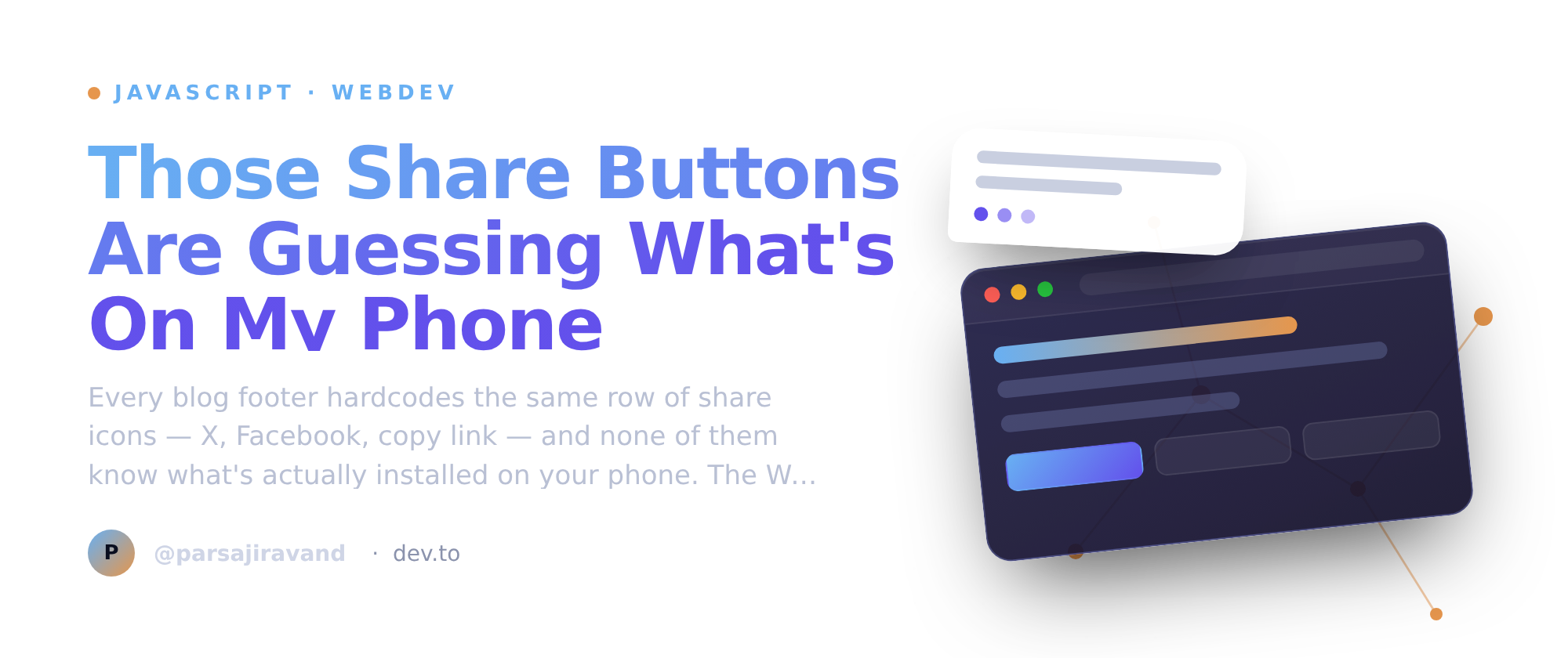 Those Share Buttons Are Guessing What's On My Phone