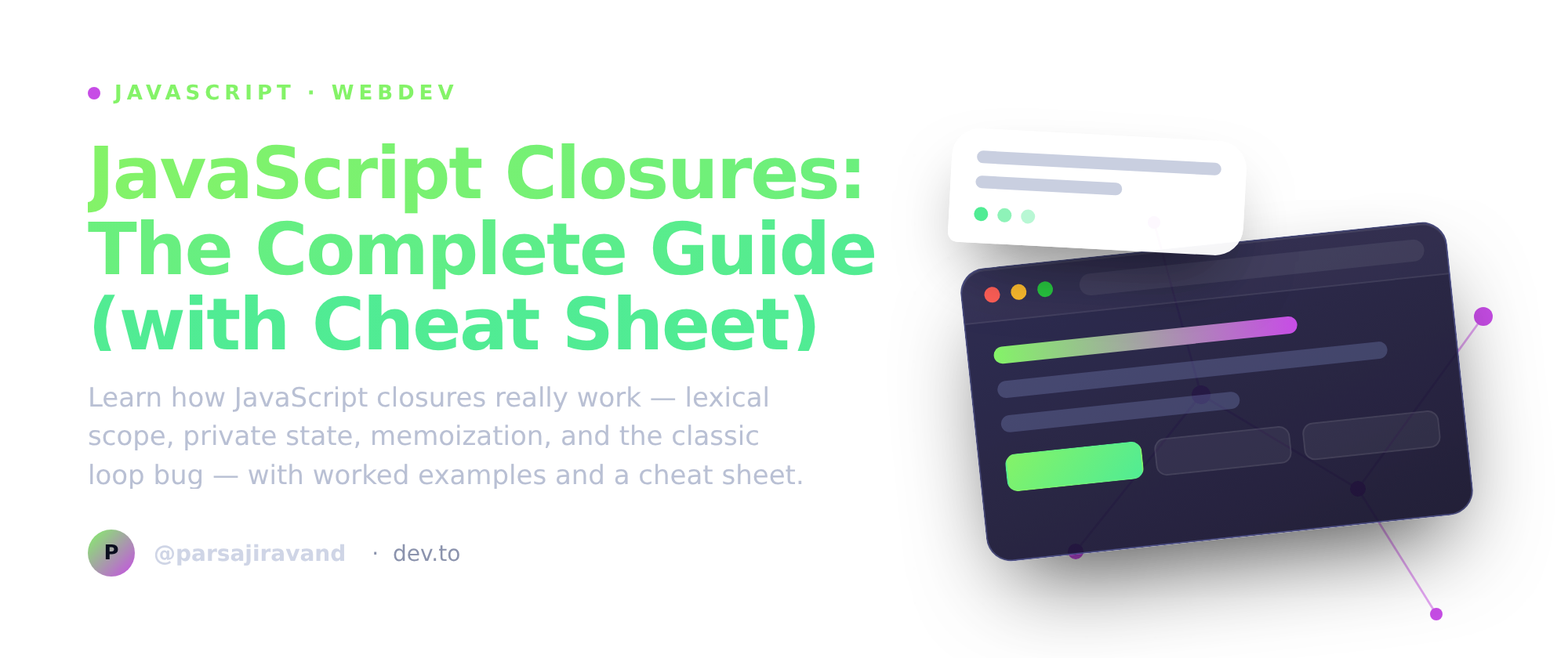 JavaScript Closures: The Complete Guide (with Cheat Sheet)
